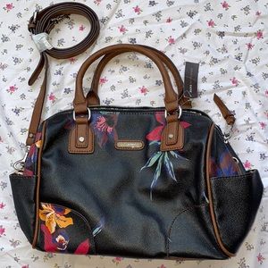 Dana Buchman floral bag
